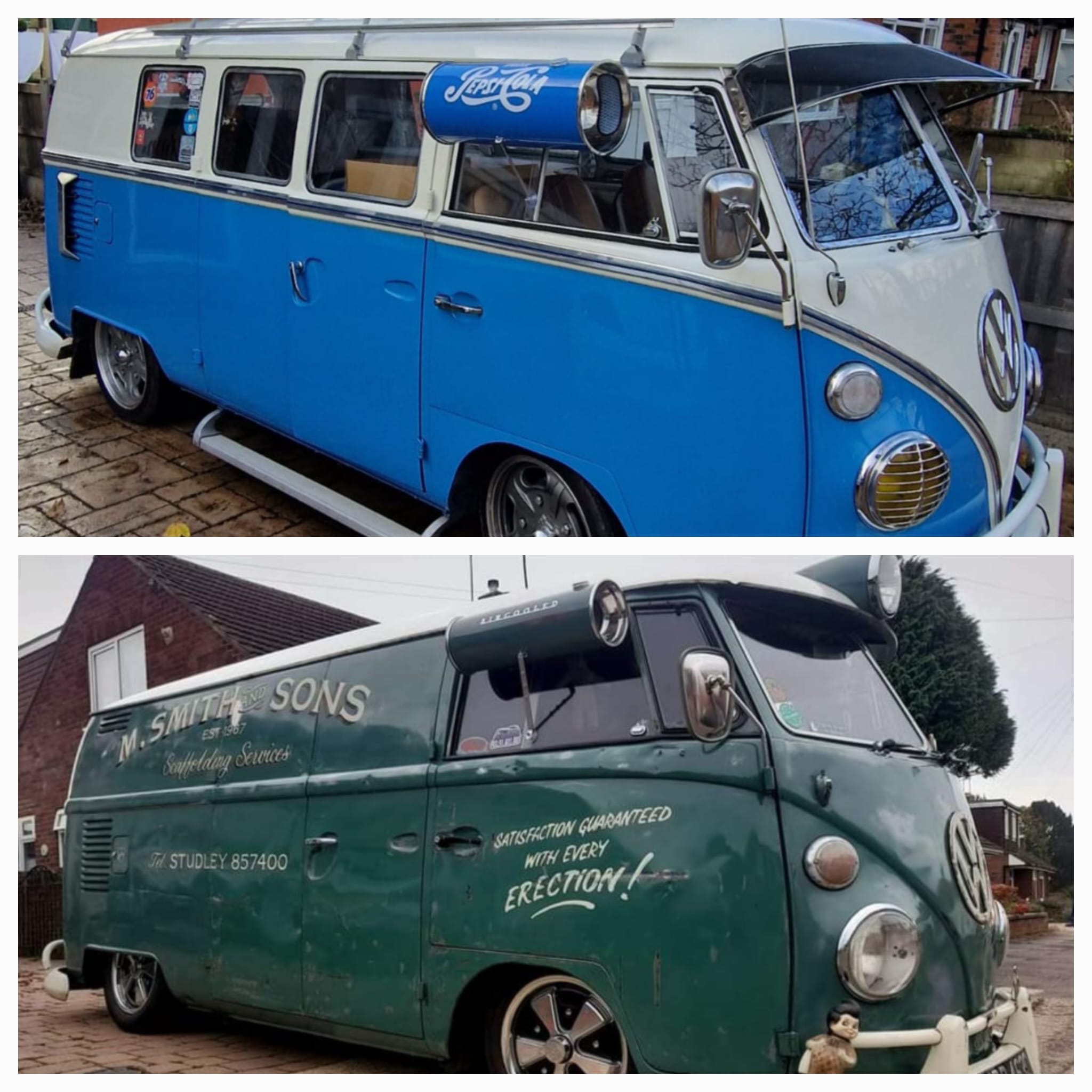 VW Split Screen customer builds